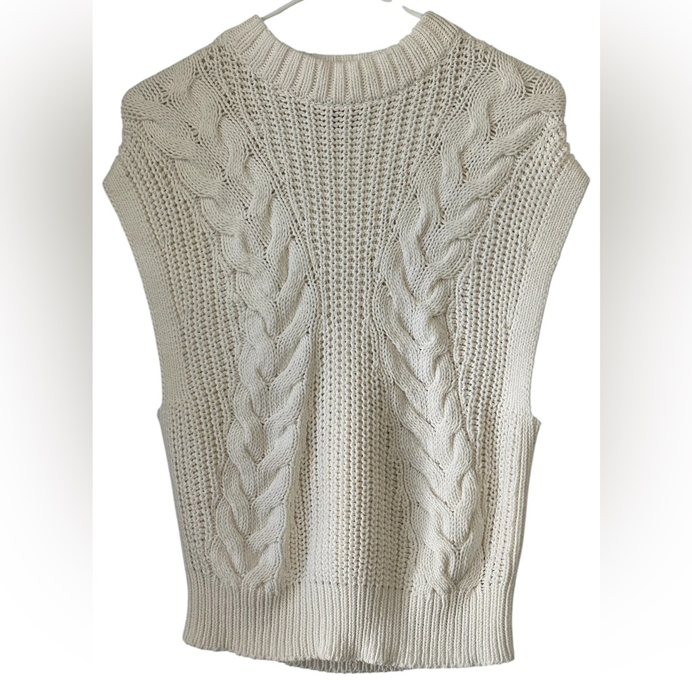 a new day Cream Cable Knit Sweater